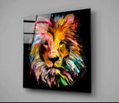 Sarı Aslan Cam Tablo thumbnail 2