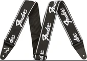 Fender Gitar Askısı Running Logo Black/Silver thumbnail 1