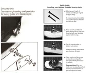 SB01BK Gitar Askı Kilidi Strap lock (1 Çift Siyah) thumbnail 4