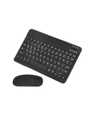 Bluetooth Klavye Mouse Seti Taşınabilir Wireless Bilgisayar Aksesuarı thumbnail 2