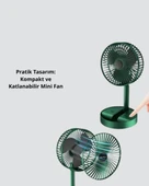 Katlanabilir Mini Fan – 3 Kademeli Soğutma, Şarjlı thumbnail 3