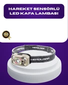 Wave Sensörlü LED Kafa Lambası Şarjlı Ayarlanabilir Işık thumbnail 1