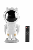 Projeksiyon Astronot Lamba Speaker Sevimli Astronot Bluetooth Hoparlör thumbnail 1