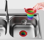 Renkli 6 Kademeli Lavabo Süzgeci thumbnail 4