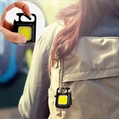 30 Ledli  Mıknatıslı Mini Anahtarlık Flash Kamp Lambası thumbnail 4