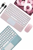 Profesyonel Wifi Q Klavye Bluetooth Klavye Touchpad 10.8 Inç thumbnail 3