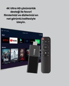 WiFi ve Bluetooth Destekli Android TV Dönüştürücü Stick thumbnail 3