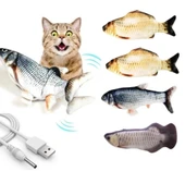 Hareketli Balık Kedi Oyuncağı Şarjlı thumbnail 1