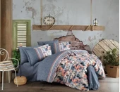 Kingsize Poplin Nevresim Arella Oranj thumbnail 1