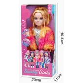 Tatlı Moda Oyuncak Bebeği 40 cm thumbnail 2