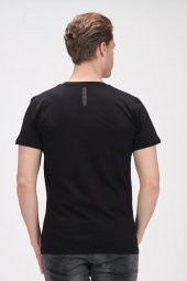 Erkek Bisiklet Yaka Pamuklu Kısa Kollu Basic T-Shirt thumbnail 6