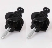 AK2SETBK Siyah Gitar Askı Kiliti (2 Adet ) Security Strap Locks and Buttons thumbnail 1