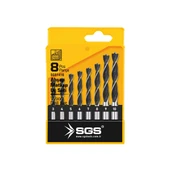 Sgs 1416 Ahşap Matkap Ucu Seti 8 Parça thumbnail 1