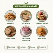 Glutensiz Kabuklu Badem Unu - 250 gr thumbnail 3