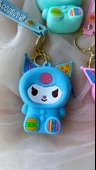 Kuromi anahtarlık cüzdan mavi thumbnail 4