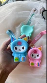 Kuromi anahtarlık cüzdan mavi thumbnail 1