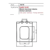 KARE SOFT CLOSE NKP DUROPLAST KAPAK thumbnail 3