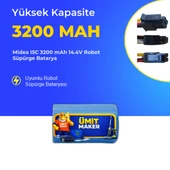 Midea I5C 3200 mAh 14.4V Robot Süpürge Batarya thumbnail 1