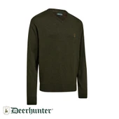 DEERHUNTER Harrington V Yaka Yeşil Kazak M thumbnail 1