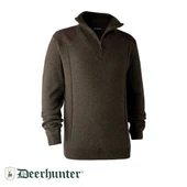 DEERHUNTER Sheffield Fermuarlı Yeşil Kazak  M thumbnail 1