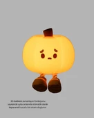 Pumpkin LED Gece Lambası Üç Kademeli Işık Ayarlı thumbnail 3