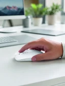 Kablosuz Bluetooth Oyuncu Mouse Sessiz Tıklama Ergonomik Wireless Fare thumbnail 2