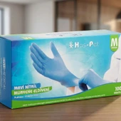 Has-Pet Nitril Eldiven Medium Mavi thumbnail 1