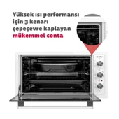 Simfer 4503 45 lt Inox Midi Fırın thumbnail 6