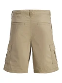 Jack&Jones 12292263 Erkek Kargo Sort - Bej thumbnail 6