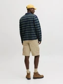 Jack&Jones 12292263 Erkek Kargo Sort - Bej thumbnail 3