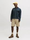 Jack&Jones 12292263 Erkek Kargo Sort - Bej thumbnail 1