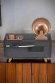 Nostaljik Görünümlü Bluetooth Bağlantılı Speaker thumbnail 5
