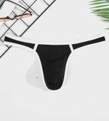 Erkek Biyeli Siyah Tanga thumbnail 1