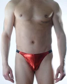 Erkek Kırmızı Lame Brazillian Slip thumbnail 3