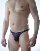 Erkek Daire Desenli Brazillian Slip thumbnail 1