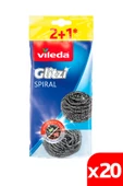 Vileda 3'lü Glitzi Inox Çelik 20'li Paket thumbnail 1