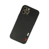 İphone 12 Pro Max Kılıf Loop Deri Silikon - Siyah thumbnail 3