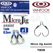Vanfook Çiftli Micro Jig Asist İğne MJ-01 #1 thumbnail 1
