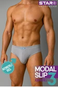 Star 109 Erkek 3'lü Modal Slip thumbnail 1