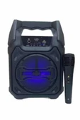 10W Güçlü Ses Performanslı Bluetooth Karaoke Hoparlörü thumbnail 4