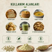 Yeşil Mercimek Unu - 2 kg thumbnail 4