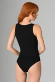 Siyah Kalın Askılı Çıtçıtlı Body thumbnail 2