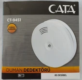 Cata CT-9451 Duman Dedektörü + Panko 9V Pil thumbnail 5