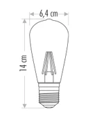 Cata Ct-4290 8w E27 Duylu Rustik Led Ampul Amber 5 Adet thumbnail 3