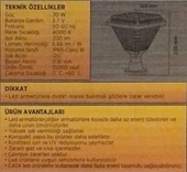 Ct-7315 30w Solar Set Üstü Beyaz thumbnail 5