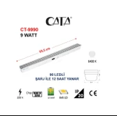 Cata 90 Led'Li Işıldak Ct-9990 Siyah thumbnail 2