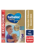 Bebelac Gold 3 Çocuk Devam Sütü 800 gr 3'lü Paket thumbnail 1