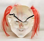 Kızıl Saçlı Joker Palyaço Maskesi thumbnail 3