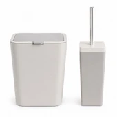 FLIP 2 LI BANYO SETI KOYU BEJ thumbnail 1