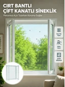 Pencere Balkon İçin Çift Kanatlı Sinek Koruma Sinekliği thumbnail 1